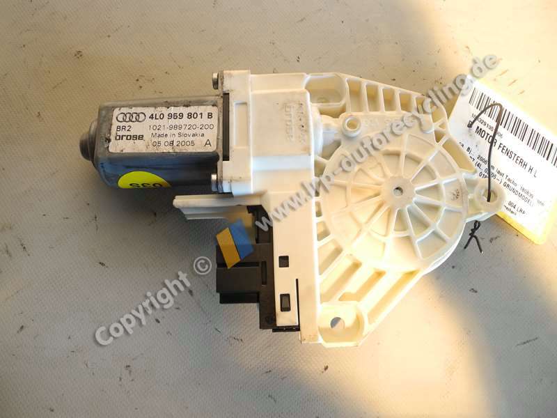 Audi Q7 4L Bj2006 original Motor Fensterheber hinten links 4L0959801B